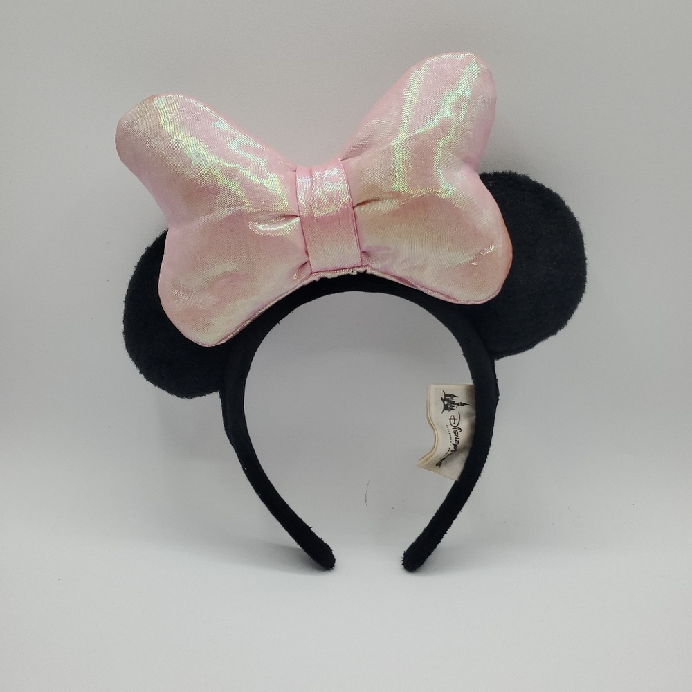 Minnie Ears Disneyland Disney Parks Headband Lights Up Bow Pink Black